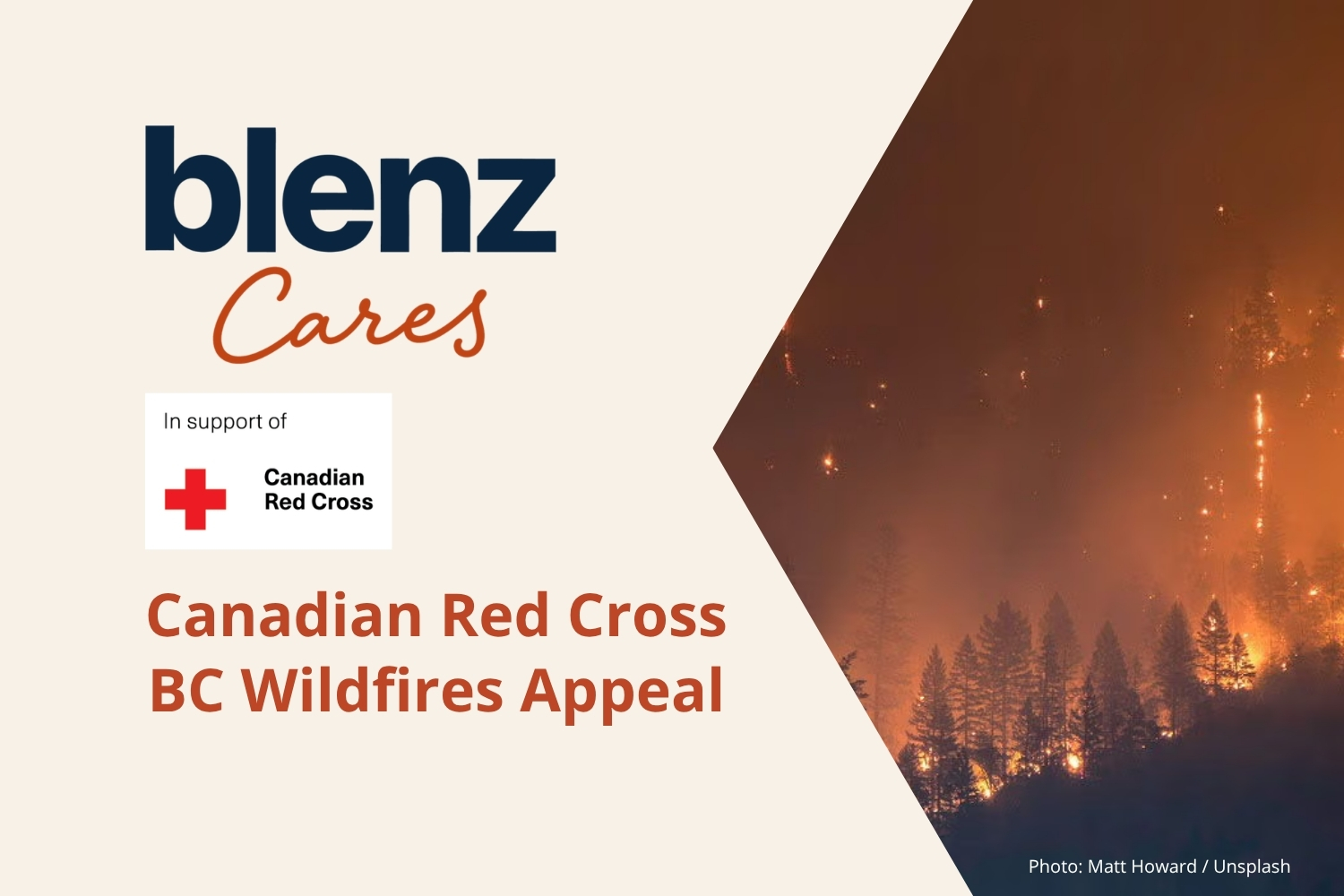 blenz bc wildfires relief fund